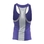 Womens Hybrid Tank - Blue iris