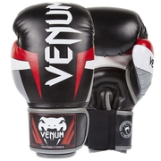 "Elite" Boxing Gloves - Black/Red/White