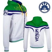 "Sharp Shogun" Hoody - Ice/Green