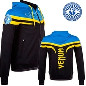 "Sharp Machida" Hoody - Black/Blue