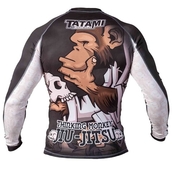 Thinker Monkey Rash Guard - Black