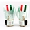 Italia Boxing Gloves - White