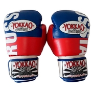 Russia Boxing Gloves - White