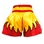 Red Flames Muay Thai shorts