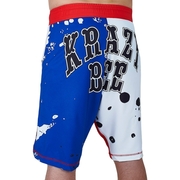 Fight Shorts Krazy Bee - White/Blue