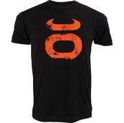 Tenacity II Grunge T-shirt - Black/Orange