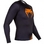 Challenger Rash Guard - Long Sleeves Black/Orange