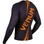 Challenger Rash Guard - Long Sleeves Black/Orange