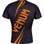 Challenger Rash Guard - Short Sleeves Black/Orange