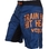 Train Hard Hit Heavy Fightshorts - Blue/Black