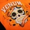 New Santa Muerte Hoodie - Orange