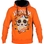 New Santa Muerte Hoodie - Orange